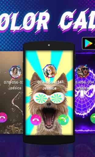 Color Call: Cool Call Screen Themes & LED Flasher 1
