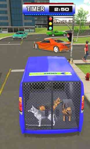 conducteur camion transport police simulation 3D 1