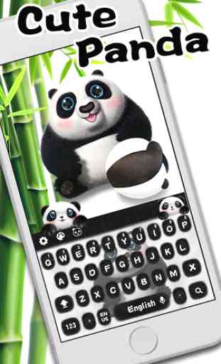 Cute panda keyboard 1