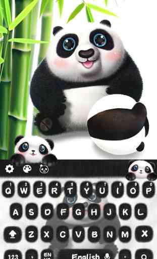 Cute panda keyboard 4