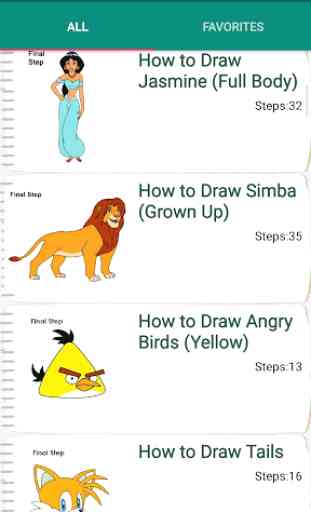 Drawing Lessons Cartoon Characters 2