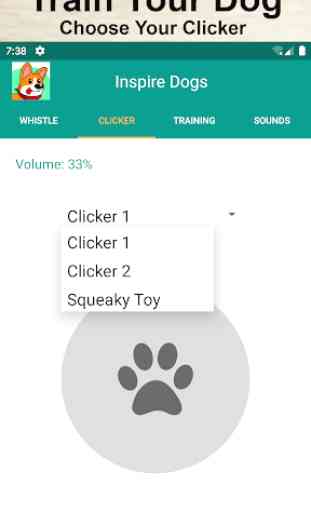 Dressage de chien, sifflet, clicker et sons 2