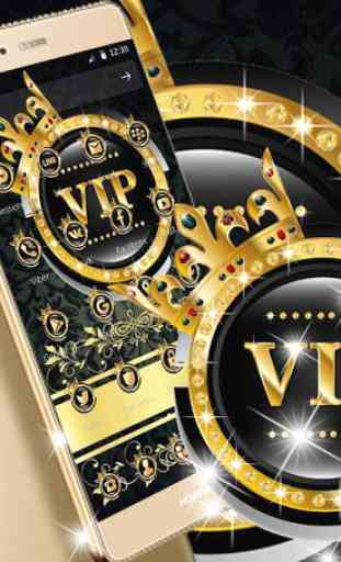 Gold Black Crown VIP Theme 1