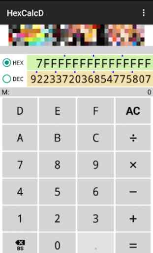 HexCalc D : hex dec calculator 3