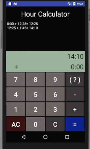 Hour Calculator 1