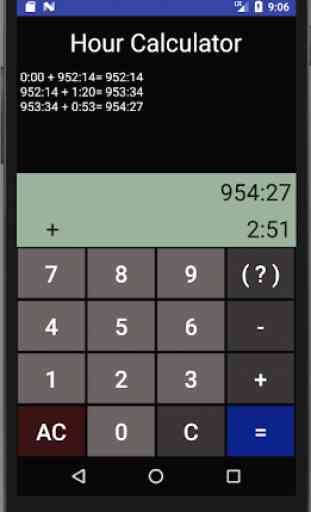 Hour Calculator 2
