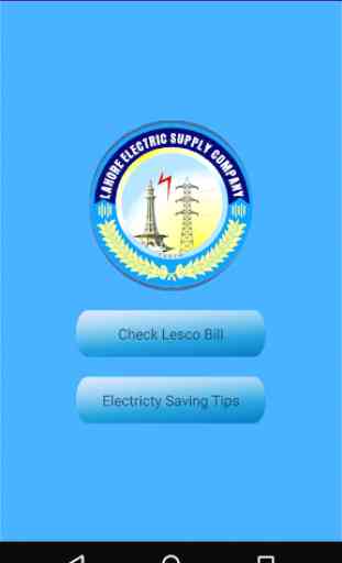 LESCO Bill for Lahore Region 2
