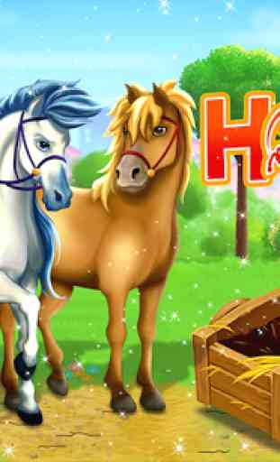 Magic Unicorn Horse Caring Games - Horse racing 1