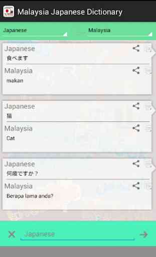 Malaysia Japanese Dictionary 4