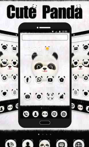 Mignonne Panda theme Cute Panda 3