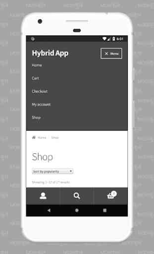 Mobile Hybrid Application for WooCommerce 3