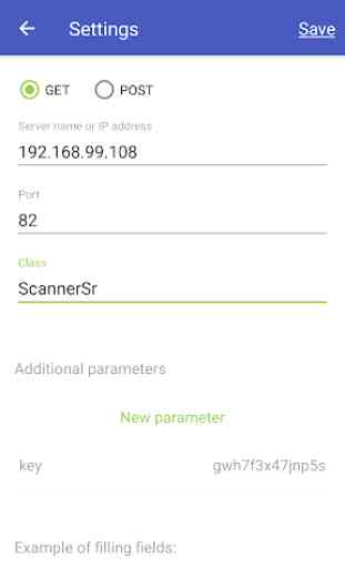 QR & Barcode Scanner, POST & GET request to server 3