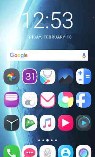 Theme for Huawei Y6 2018 Stock Wallpapers & Icons 2