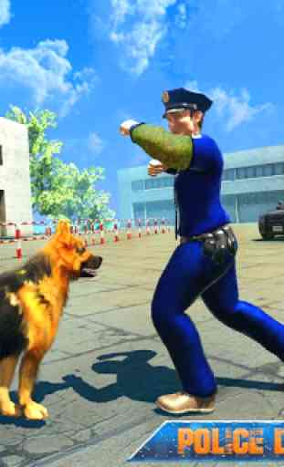 US Police Dog Sim 2019: Jeux de chien policier 3