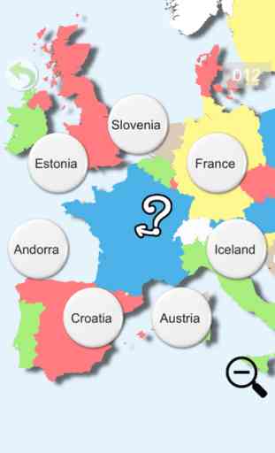 QuestiOn Map Lite: Les pays d'Europe, du Monde et aux États-Unis. Un jeu de quiz de cartes. 1