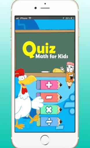 Quiz mathématiques pour les enfants: des jeux amusants pour le niveau primaire pour pratiquer l'addition, soustraction, multiplication et division 1