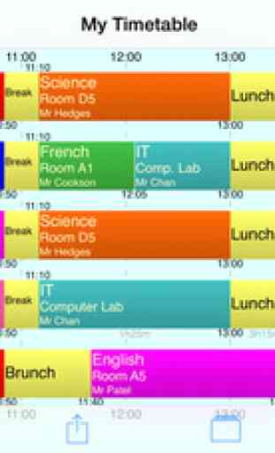 Horaire Ecole Gratuit - School Timetable Free 2