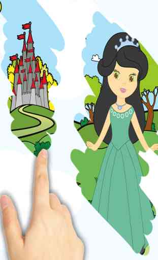 Peindre princes princesses jeu de coloriage 4