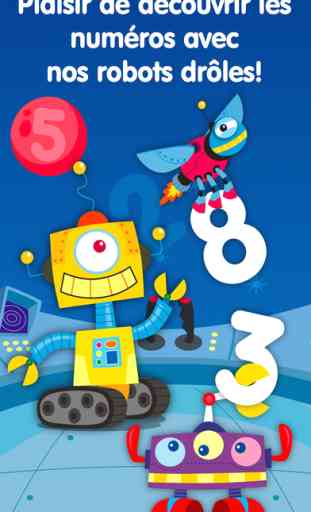Robots & Nombres - Jeux Éducatif de Apprendre Math 1