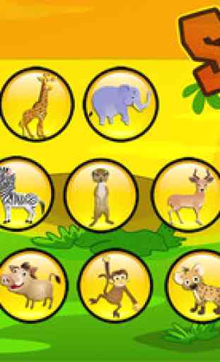 Savane - Jeux pour Enfants - Puzzle et Couleurs 2