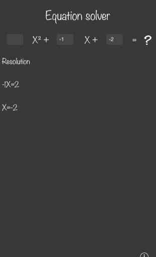 solveur d' Equation 3