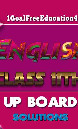 11th class english solution upboard 1