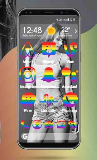 Apolo Lesbian - Theme, Icon pack, Wallpaper 2
