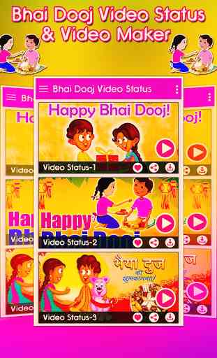Bhai Dooj Video Status & Video Maker With Music 2