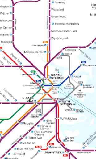 Boston Subway Map (Offline) 3
