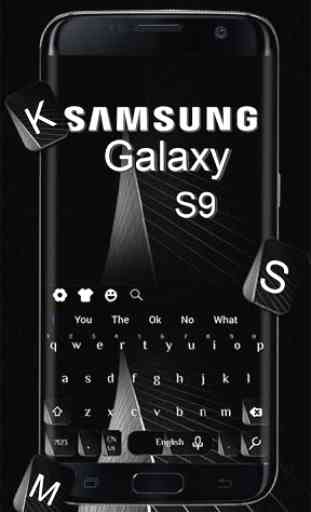 Clavier noir pour Galaxy S9 1