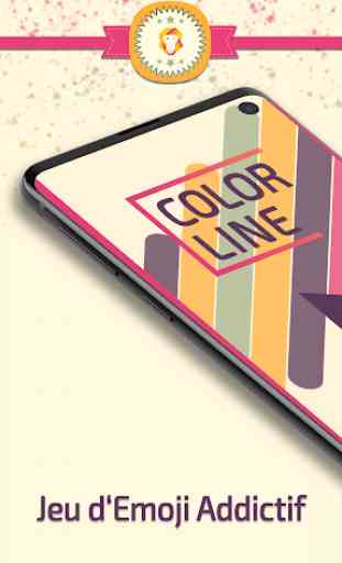 Color Line Tap – Cool Emoji Edition 1
