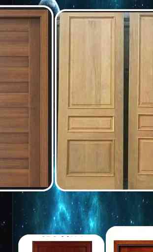 Conception de porte en bois minimaliste 4