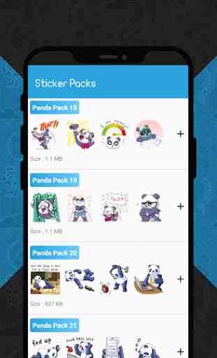 Cute Panda Stickers for WhatsApp (WAStickerApps) 1