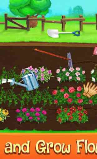 Décoration de jardin et jeu de nettoyage 2