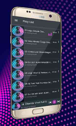 DJ Haning Lagu Dayak Offline & Lirik 3