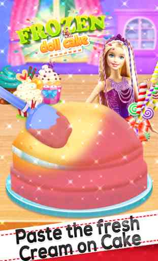 Fairy Princess Ice Cream Cake Making Game 3