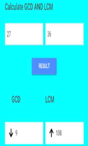 GCD LCM Calculater 2