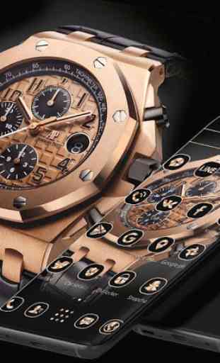 Gold Luxury Legendary Watch Theme 4