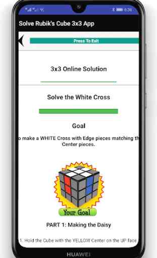 How to Solve Rubik's cube 3x3 App 4