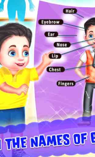 Kids Learning Human Bodyparts Game 2
