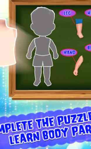 Kids Learning Human Bodyparts Game 4
