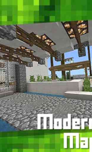 Modern Mansion Map for MCPE 3