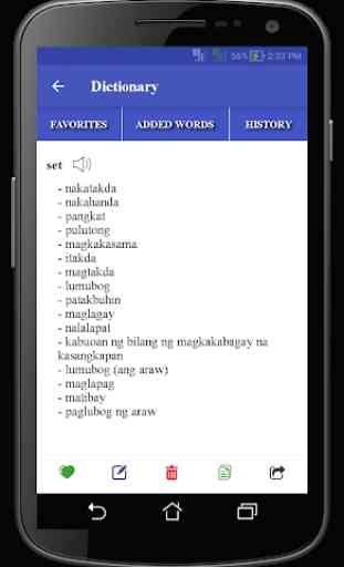 Offline: English to Filipino Dictionary 2