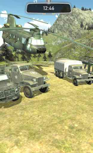 Offroad US Army Cargo Truck Transport Game 2019 4