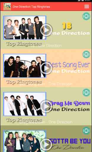 One Direction Top Ringtones 1