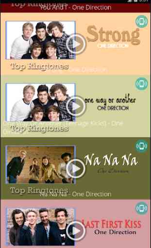 One Direction Top Ringtones 3