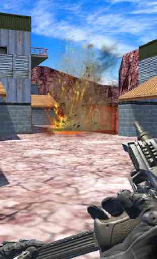Rage cible bataille: Gratuit Sniper Jeux Counter 1