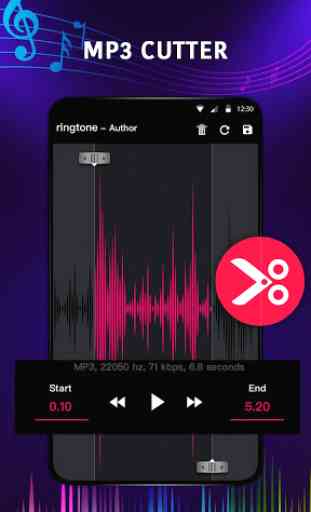 Ringtone Maker et MP3 cutter 1
