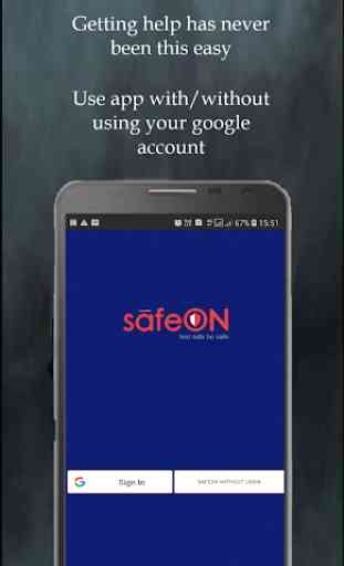 SafeON - Personal Safety App 1