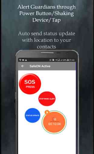 SafeON - Personal Safety App 3
